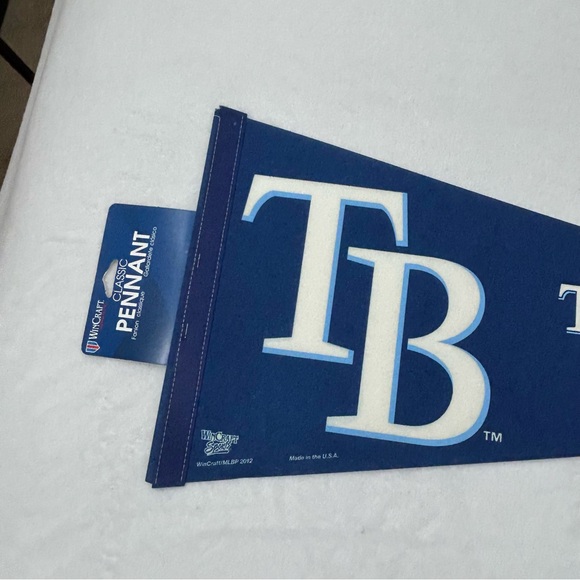 Tampa Bay Rays MLB Baseball WinCraft Classic Felt Pennant Banner Flag 30x12 - Picture 2 of 6